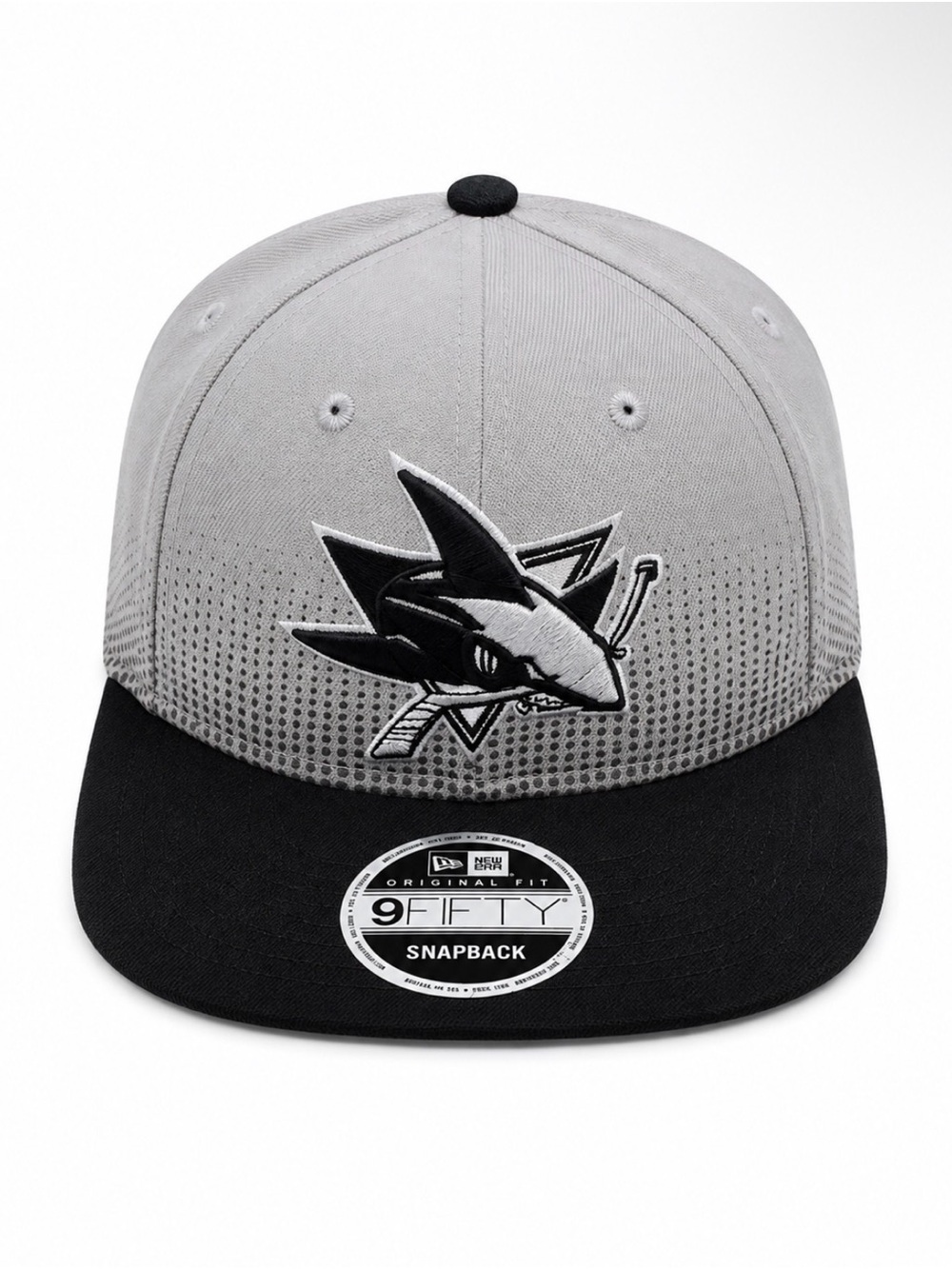 New Era Gray & Black San Jose Sharks 9FIFTY Snapback Hat